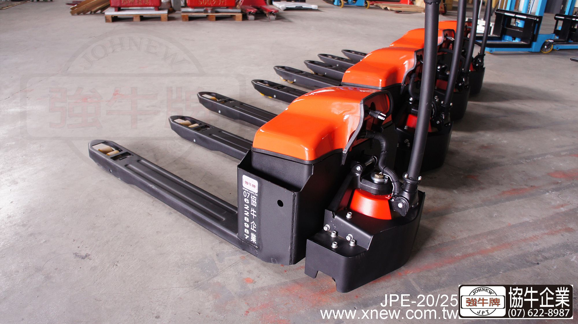協牛 強牛牌 JPE-25 JPE-20 重巧型全電動拖板車 無段變速系統