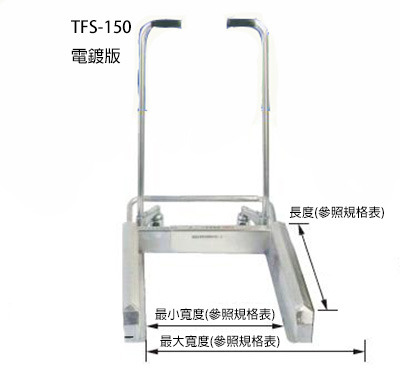 強牛牌TFS協牛六格籃手推車尺寸意視圖